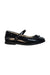 A Black Dress Shoes from Dr. Kong in size 6T for girl. (Front View)