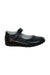 A Black Dress Shoes from Vera Pelle in size 4T for girl. (Front View)