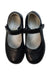 A Black Dress Shoes from Vera Pelle in size 4T for girl. (Back View)