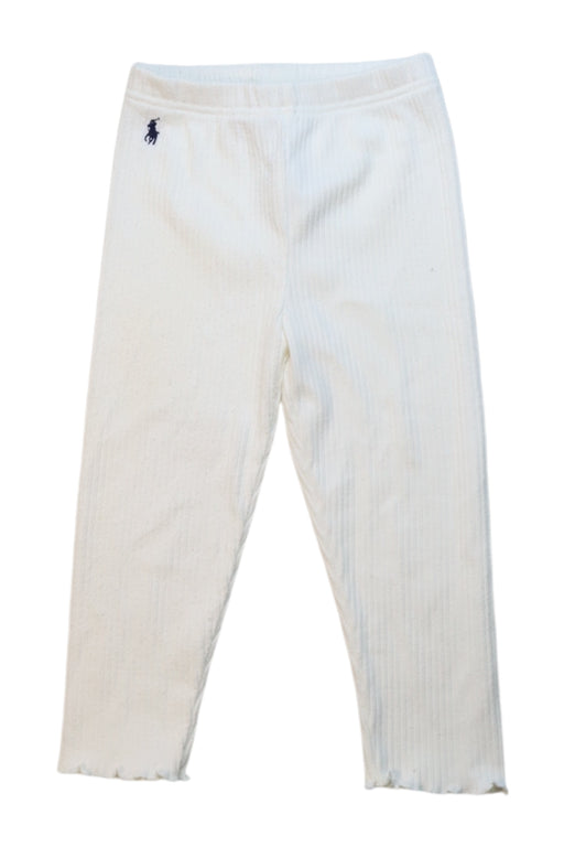 A White Leggings from Ralph Lauren in size 18-24M for girl. (Front View)