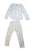 A Multicolour Pyjama Sets from Petit Bateau in size 4T for girl. (Front View)