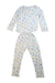 A Multicolour Pyjama Sets from Petit Bateau in size 4T for girl. (Back View)