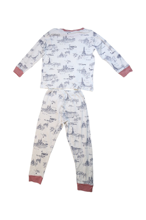 A Multicolour Pyjama Sets from Petit Bateau in size 4T for boy. (Back View)