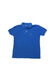 A Blue Short Sleeve Polos from Lacoste in size 8Y for boy. (Front View)