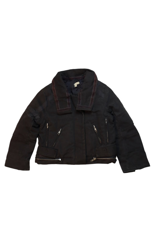 A Brown Puffer/Quilted Jackets from TALC in size 6T for boy. (Front View)