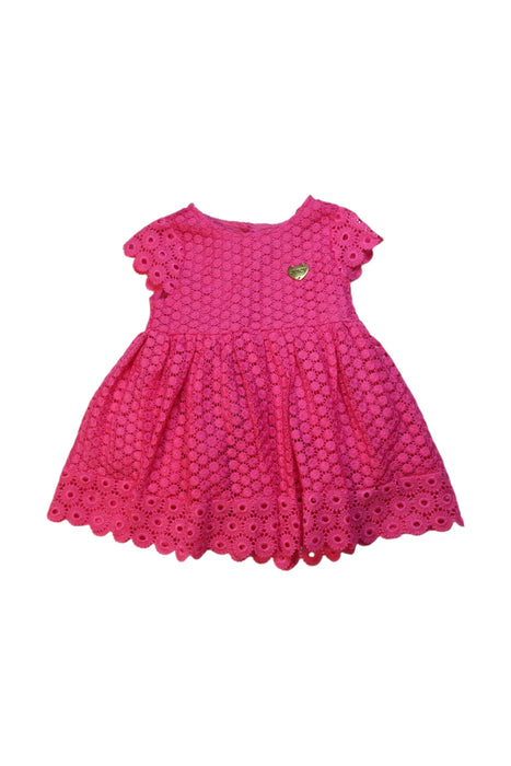 A Pink Short Sleeve Dresses from Juicy Couture in size 12-18M for girl. (Front View)