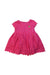 A Pink Short Sleeve Dresses from Juicy Couture in size 12-18M for girl. (Front View)