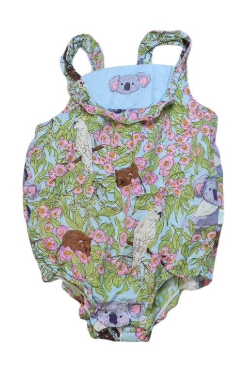 A Multicolour Sleeveless Bodysuits from Peter Alexander in size 6-12M for girl. (Front View)