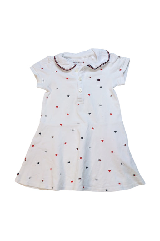 A Multicolour Short Sleeve Dresses from Tommy Hilfiger in size 0-3M for girl. (Front View)