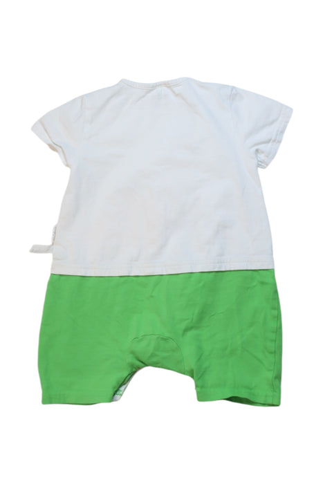 A Multicolour Short Sleeve Rompers from Mides in size 6-12M for boy. (Back View)