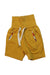 A Yellow Shorts from Sigikid in size 3-6M for girl. (Front View)