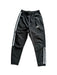 A Black Active Pants from Adidas in size 7Y for boy. (Front View)