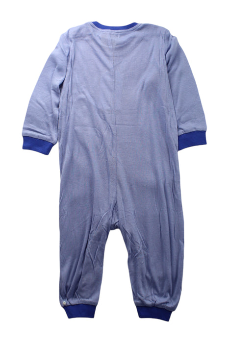 A Blue Long Sleeve Jumpsuits from A for Apple in size 6-12M for boy. (Back View)