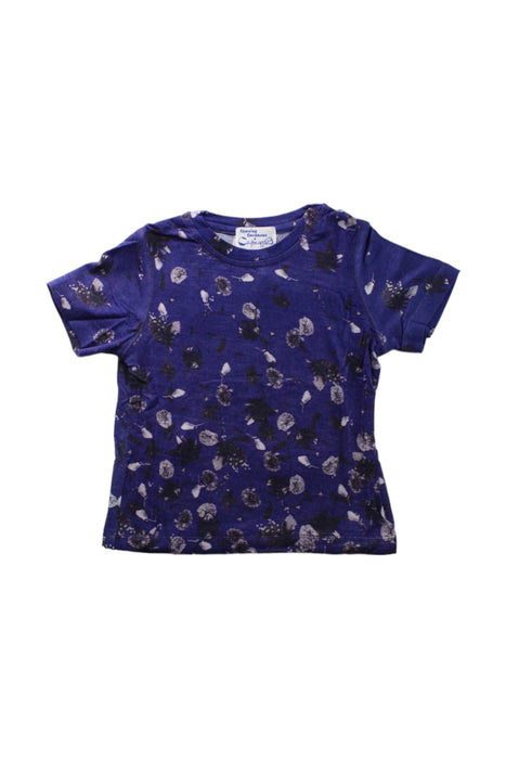 A Blue Short Sleeve T Shirts from Opening Ceremony x A For Apple  in size 12-18M for girl. (Front View)