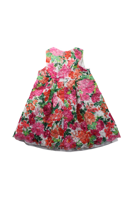 A Multicolour Sleeveless Dresses from I Pinco Pallino in size 2T for girl. (Back View)