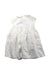 A White Short Sleeve Dresses from Petit Bateau in size 3T for girl. (Back View)