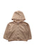 A Beige Zippered Sweatshirts from Petit Bateau in size 2T for girl. (Front View)