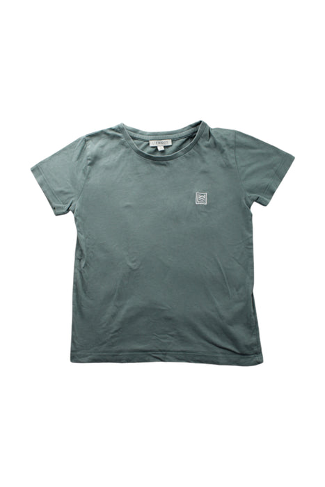 A Green Short Sleeve T Shirts from Liewood in size 6T for boy. (Front View)