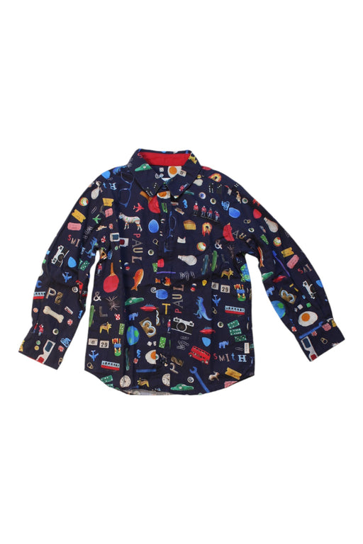 A Multicolour Long Sleeve Shirts from Paul Smith in size 4T for boy. (Front View)