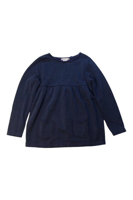 A Navy Long Sleeve Tops from Bonpoint in size 12Y for girl. (Front View)