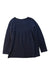 A Navy Long Sleeve Tops from Bonpoint in size 12Y for girl. (Back View)