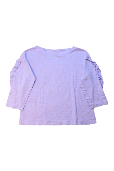 A Purple Long Sleeve Tops from Crewcuts in size 12Y for girl. (Back View)