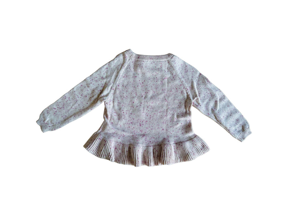 A Pink Knit Sweaters from Jamie Kay in size 5T for girl. (Back View)