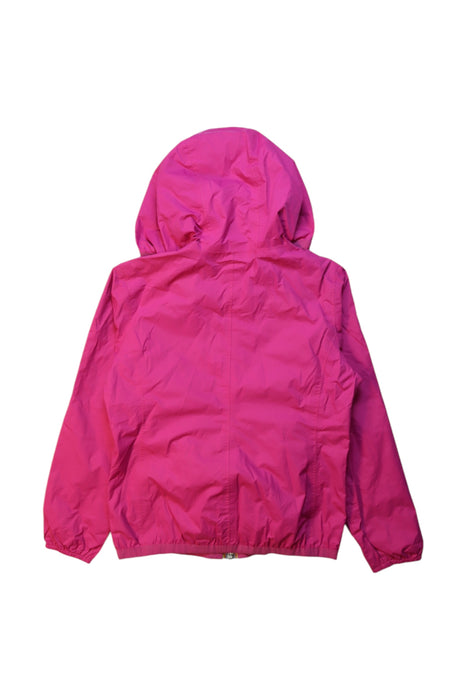 A Pink Lightweight Jackets from K-Way in size 8Y for girl. (Back View)