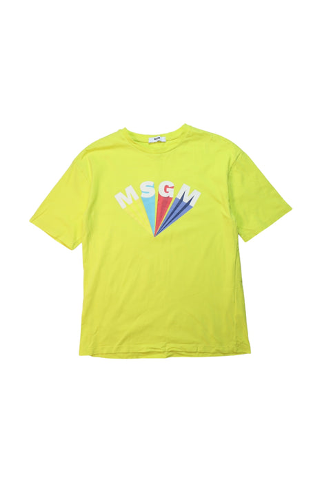 A Multicolour Short Sleeve T Shirts from MSGM in size 12Y for boy. (Front View)