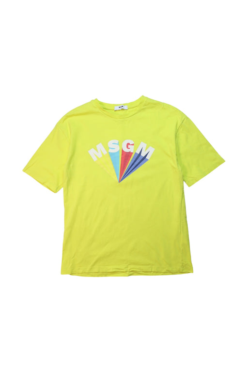 A Multicolour Short Sleeve T Shirts from MSGM in size 12Y for boy. (Front View)