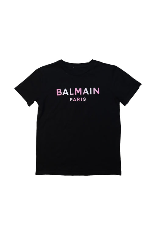 A Multicolour Short Sleeve T Shirts from Balmain in size 12Y for girl. (Front View)