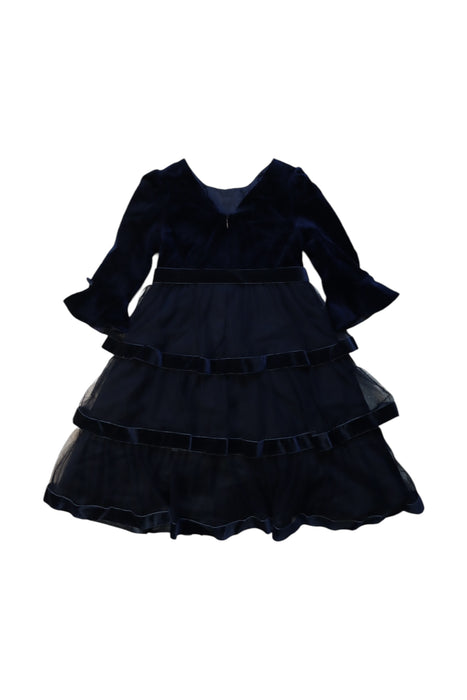 A Black Long Sleeve Dresses from Nicholas & Bears in size 4T for girl. (Back View)