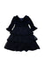 A Black Long Sleeve Dresses from Nicholas & Bears in size 4T for girl. (Back View)