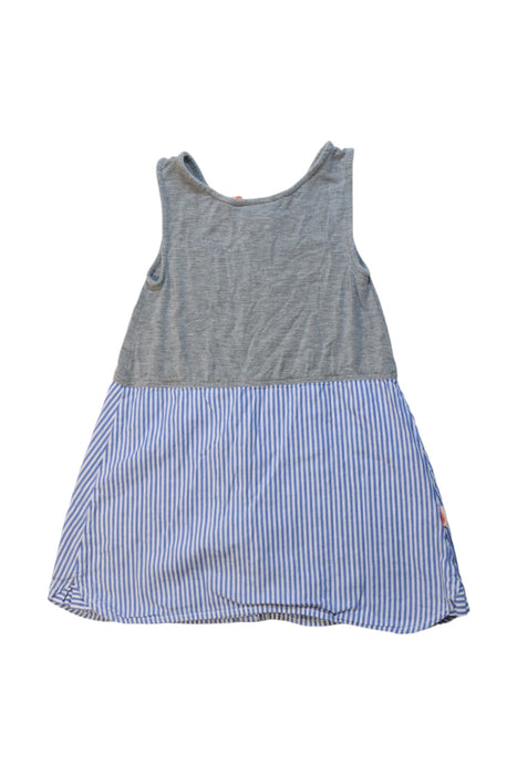 A Grey Sleeveless Dresses from As Know As Ponpoko in size 2T for girl. (Back View)