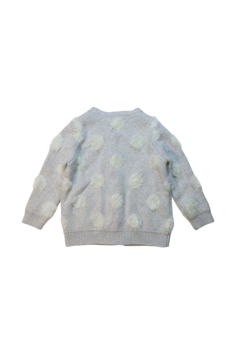 A Grey Cardigans from Seed in size 12-18M for girl. (Back View)