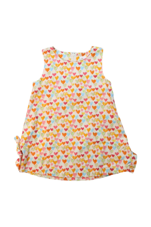 A Multicolour Sleeveless Dresses from Jim Thompson in size 4T for girl. (Front View)