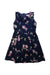 A Multicolour Sleeveless Dresses from bloomB in size 3T for girl. (Front View)