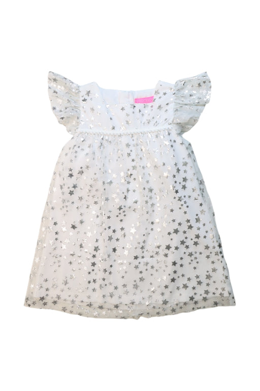 A White Short Sleeve Dresses from Holly Hastie in size 3T for girl. (Front View)