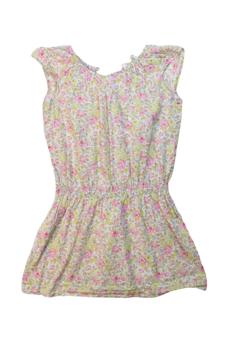 A Multicolour Sleeveless Dresses from Bonpoint in size 4T for girl. (Front View)