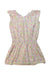 A Multicolour Sleeveless Dresses from Bonpoint in size 4T for girl. (Front View)