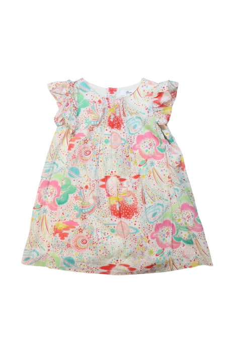 A Multicolour Short Sleeve Dresses from Bonpoint in size 4T for girl. (Front View)