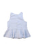 A Blue Sleeveless Tops from Jacadi in size 4T for girl. (Back View)