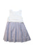 A White Sleeveless Dresses from Jacadi in size 4T for girl. (Front View)