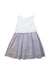 A White Sleeveless Dresses from Jacadi in size 4T for girl. (Back View)