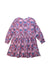 A Multicolour Long Sleeve Dresses from Jacadi in size 4T for girl. (Back View)