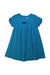 A Blue Short Sleeve Dresses from Jacadi in size 3T for girl. (Front View)