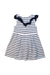 A White Sleeveless Dresses from Jacadi in size 4T for girl. (Back View)