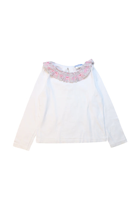 A Multicolour Long Sleeve Tops from Jacadi in size 4T for girl. (Front View)