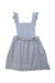 A Grey Overall Dresses from Jacadi in size 4T for girl. (Front View)