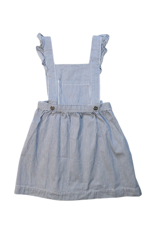 A Grey Overall Dresses from Jacadi in size 4T for girl. (Front View)